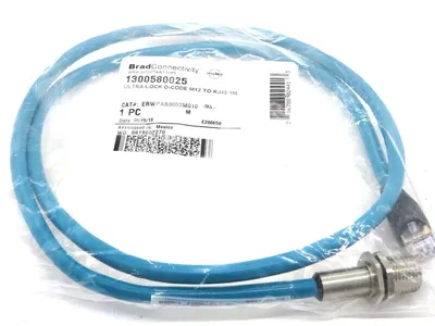 NEW MOLEX WOODHEAD ERWPAB3002M010 ETHERNET CABLE 1300580025