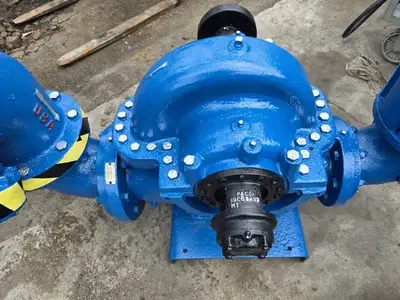 1550 GPM @ 135' PACO / Grundfos, 8" centrifugal water pump, w/ valves and traps