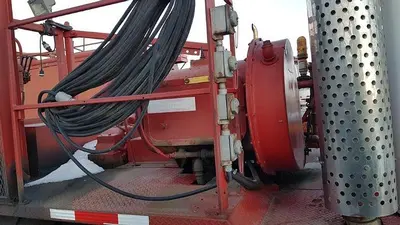 USED 1994 FREIGHTLINER FLD120SD CONVENTIONAL 4 AXLE OILFIELD PUMP/KILL TRUCK