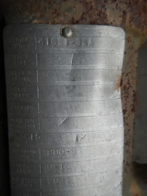 Honeywell 1" 316 Stainless Steel Control Valve