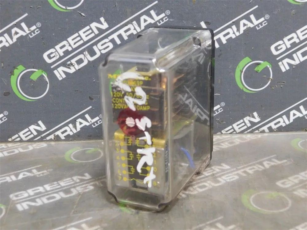 MSD Inc. 219DXB69P Relay 120V 50/60Hz CONT Rating. 120VAC 10A Used