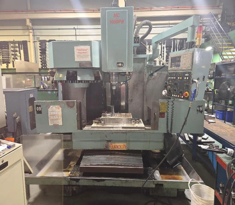 Used 1996 EUMACH MC1050PB Vertical Machining Centers Illinois US | 520 Machinery Sales LLC #871945