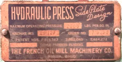 Used _UNKNOWN_ _UNKNOWN_ Rubber Pad Presses Ohio US | Gomaplast Machinery, Inc. #1323311