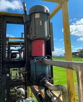 Column, 42" x 7' + 18" x 13', S/st, SRS Engineering, #S743631