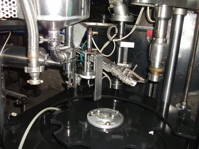 1.5L S/S Microbloc Filler/56 mm Dia Capper /120 mm Vertical Labeller