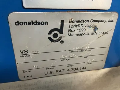 Used DONALDSON TORIT VS550 Dust Collectors Ohio US | HGR 24 #1229556