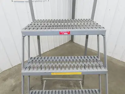 PW Platforms N/A Rolling Ladder 5 Step 14" Work Platform 50" Top Step