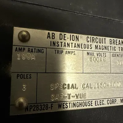 USED WESTINGHOUSE 3760200G09