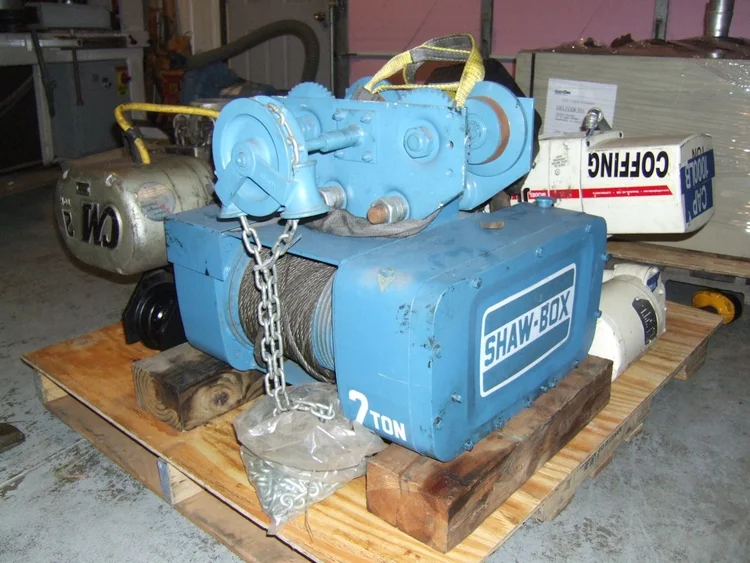 Used SHAW 80L02020S141R Hoists (All Types) Minnesota US | INTER-PLANT SALES #343563