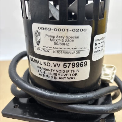 March 579969 Motor 230V MDXT-3 ,fast Shipping.