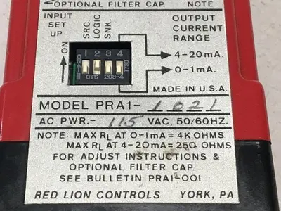 USED RED LION CONTROLS PRA1-1021