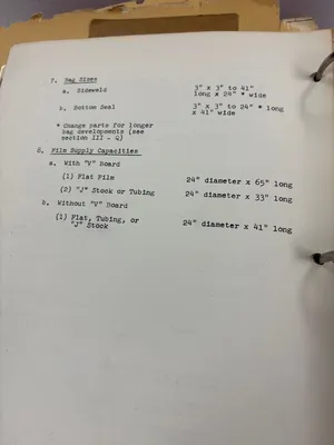 1970 FMC 105 Bag Machines, sideweld | Mark One Machinery (11)