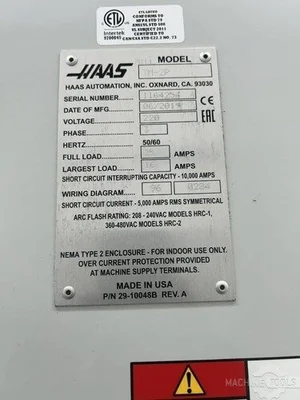 USED 2019 HAAS TM-2P