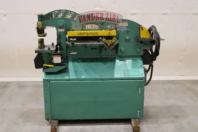 Used PIRANHA P50 Ironworkers Michigan US | Vander Ziel Machinery Sales #1262377