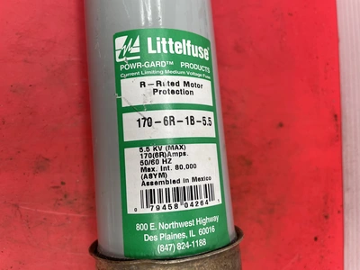 Littelfuse 170-6R-1B-5.50 Fuse 5.5 KV 170 Amps
