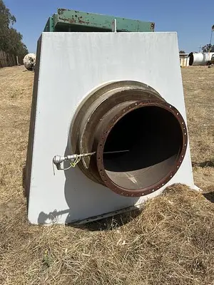 Heat Exchanger, Air-Fin Tube, 1200 deg F, Canon Boiler Works #S744456