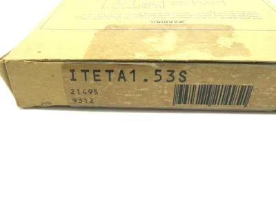 NEW BANNER ENGINEERING ITETA1.53S GLASS FIBER OPPOSED ITETA153S