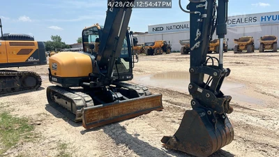 Used 2024 HYUNDAI HX85A Crawler Excavators Texas US | National Equipment Dealers #1422354