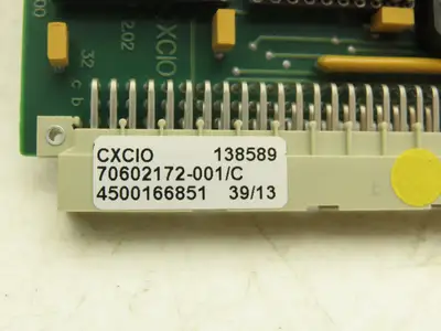 SMS Elotherm CXCIO Printed Circuit Control Board PCB Card 70602172-001/C