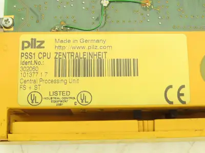 Pilz PSS1 CPU ZENTRALEINHEIT CPU Central Processing Unit