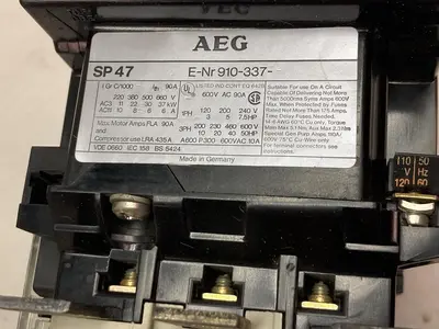 Used AEG SP47 E-NR910-337 Miscellaneous Equipment (Electrical & Power) | Surplus Asset Holdings #1202799