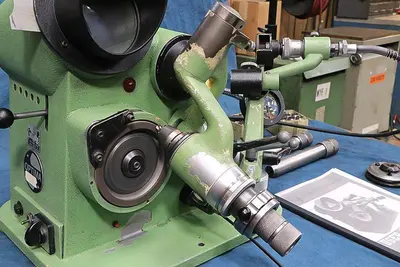OPTIMA (MADE IN SWITZERLAND) HIGH PRECISION UNIVERSAL DRILL GRINDER