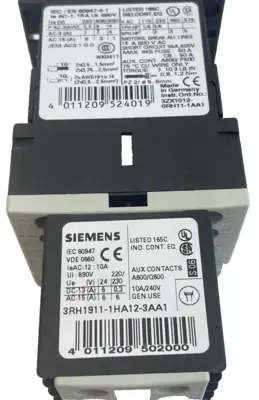 NEW SIEMENS 3RT1015-1BB44-3MA0 CONTACTOR 3RT10151BB443MA0