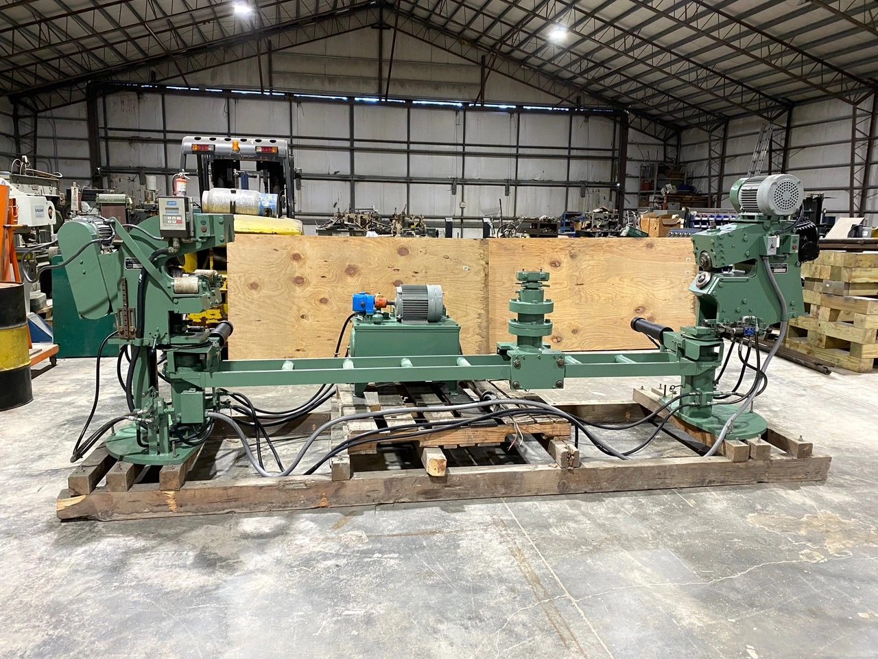 Blue Valley No. 72 Elliptical Head Shear & Flanging Machine