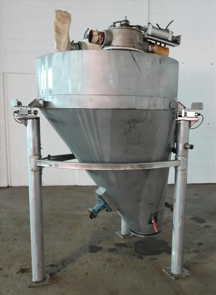 SPC8314  Bin Hopper Silo 45 cu.ft., bulk storage bin, Stainless Steel