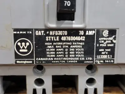 USED WESTINGHOUSE HFB3070
