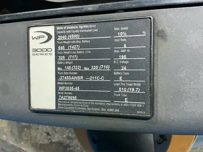 Used CROWN WP303545 Pallet Jacks Ohio US | HGR 24 #1285571