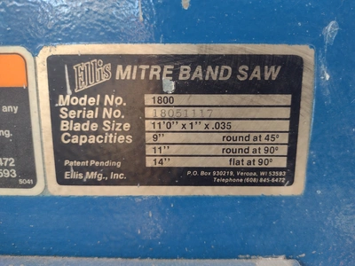 USED ELLIS 1800