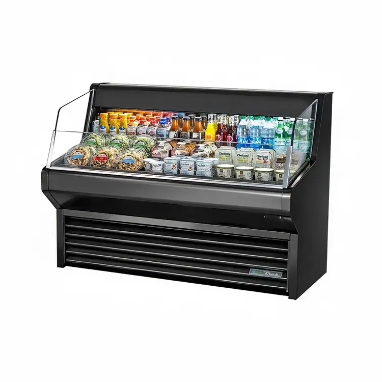 Used True THAC-60-HC-LD BLK Open Air Merchandisers (coolers) Illinois US | Falcon Restaurant Supply #1373799