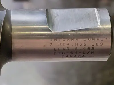 2" HSS End Mill, I89, LEAD 8.468,  276-64-L/H