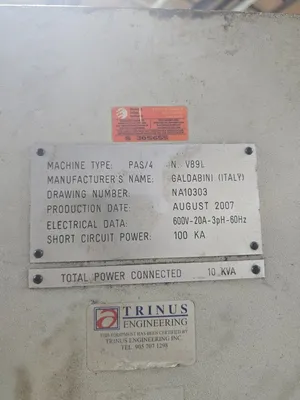 2007 GALDABINI PAS/4 PRESSES, STRAIGHTENING | Piselli Enterprises (8)