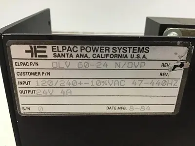 USED ELPAC OLV 60-24 N/OVP
