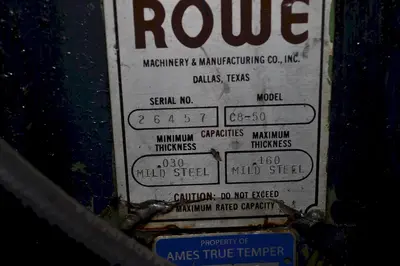 USED ROWE C8-50