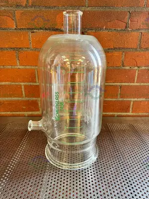 Used CHEMGLASS 7456 JACKETED PROCESS REACTION VESSEL 10 LITER Glassware - Other California US | Equipment Lab #1407298