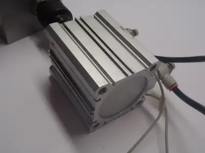 Used SMC COMPACT CYLINDER, PNEUMATIC CYLINDER W/ FLOATING JOINT Pneumatic Cylinders | Maverick Industrial Sales #1109618