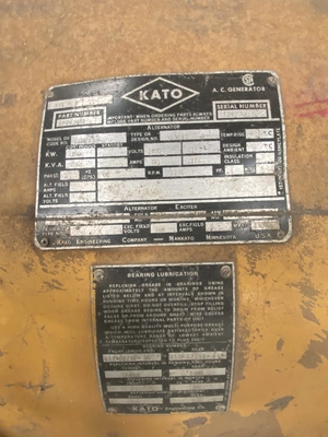 Used KATO 1600EX9D Synchronous Alternators Texas US | Apollo Electric #1514480