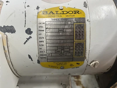 12" x 12" MAC Rotary Air Lock, 2 HP Motor
