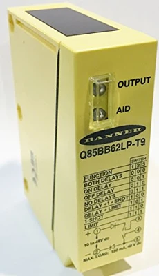 Banner Engineering Q85BB62LP-T9 Photoelectric Sensor, Polarized Retro, 10-48VDC [New]