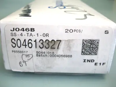 NEW Swagelok SS-4-TA-1-OR