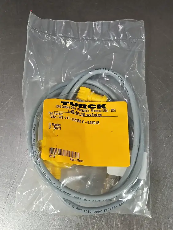 Used TURCK VB2-WS 4.4T-0.2/2RK 4T - 0.55/0.55. PLC Processors | Palmetto Automation #1154253