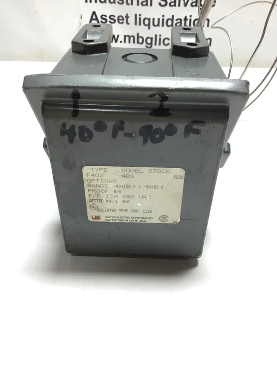 Used UNITED ELECTRIC CONTROLS _UNKNOWN_ Relays & Switches Pennsylvania US | Moses B Glick #989991