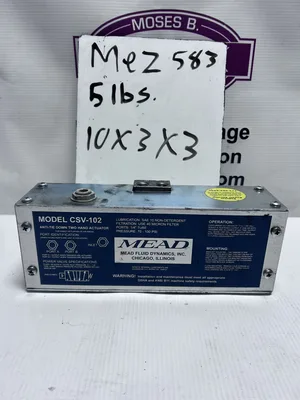 MEAD CSV-102 PNEUMATIC ACTUATOR