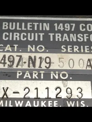 USED ALLEN BRADLEY 1497-N19 SER A
