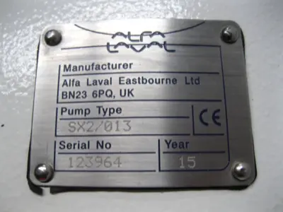 USED Alfa Laval SX2/013