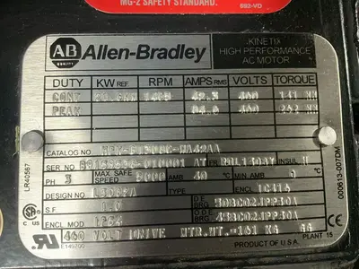 Used ALLENBRADLEY HPKB1308CMA42AA Motors (misc) Ohio US | HGR 24 #1404717