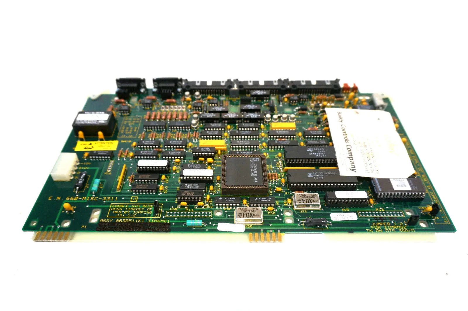 NEW BAILEY CONTROLS IIMKM01 PC BOARD 6638511K1